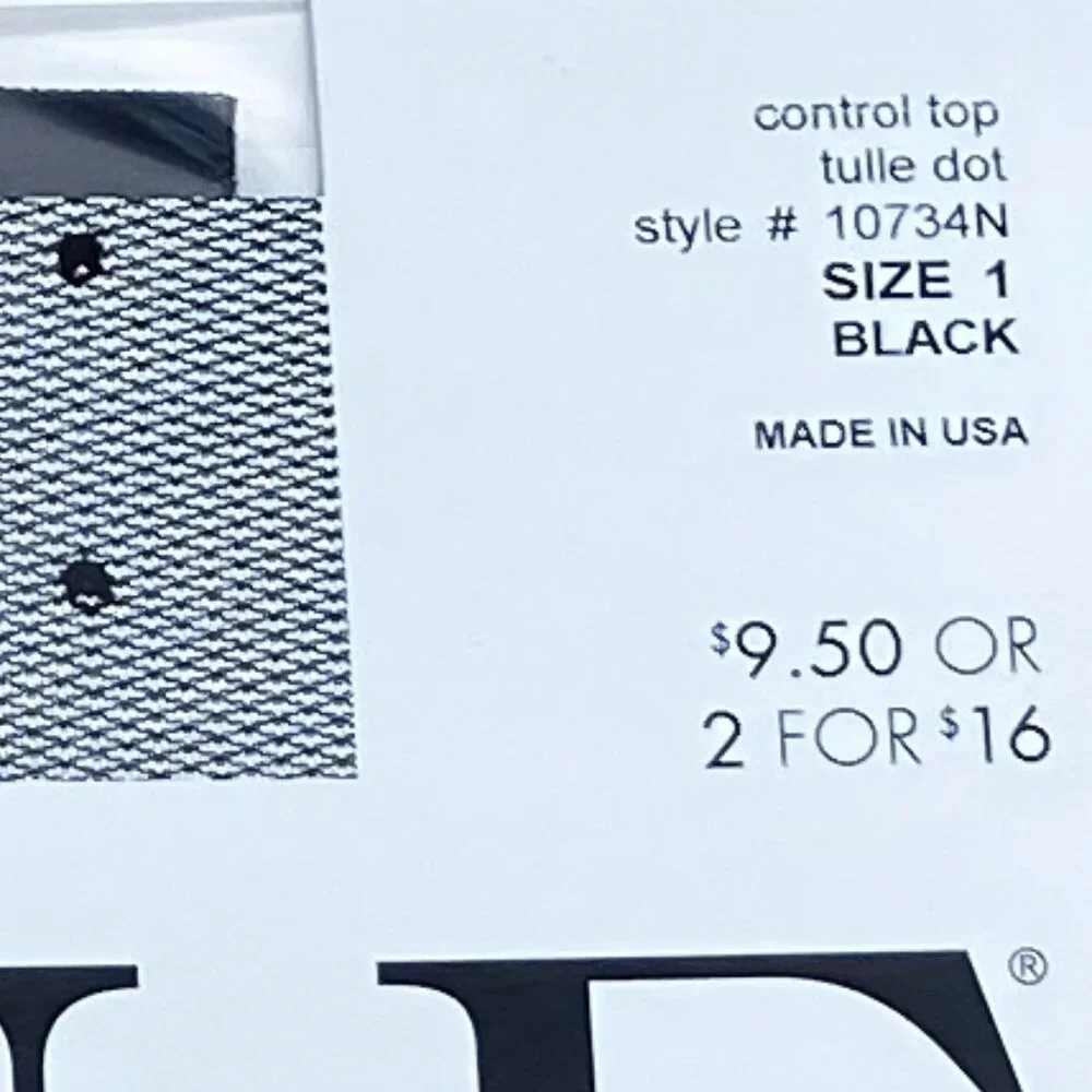 NWT 🆕 HUE Fashion Sheer Tights - 2 for $16